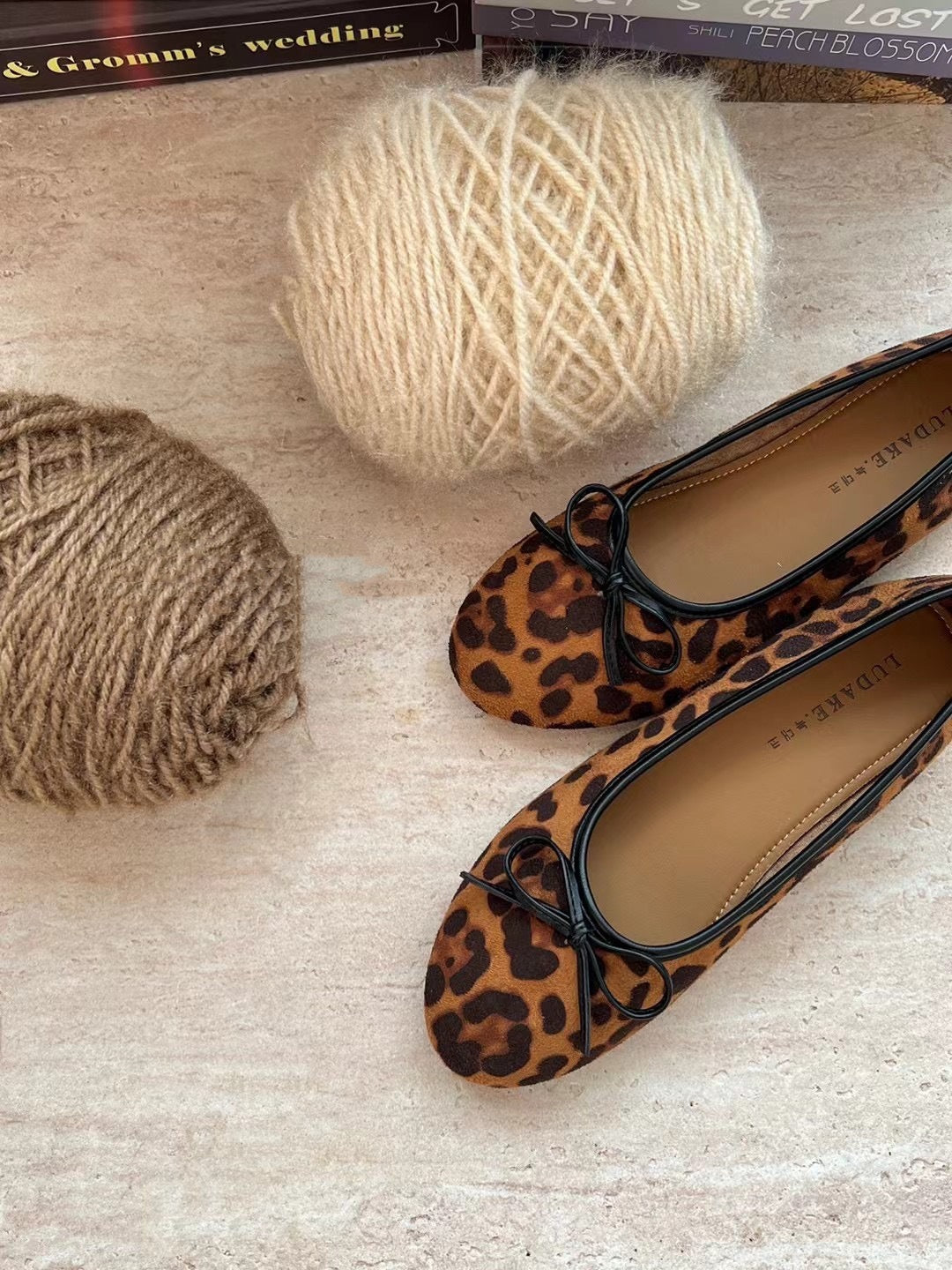 Low-cut Ballet Shoes Bow Flat Shoes - Belvar
