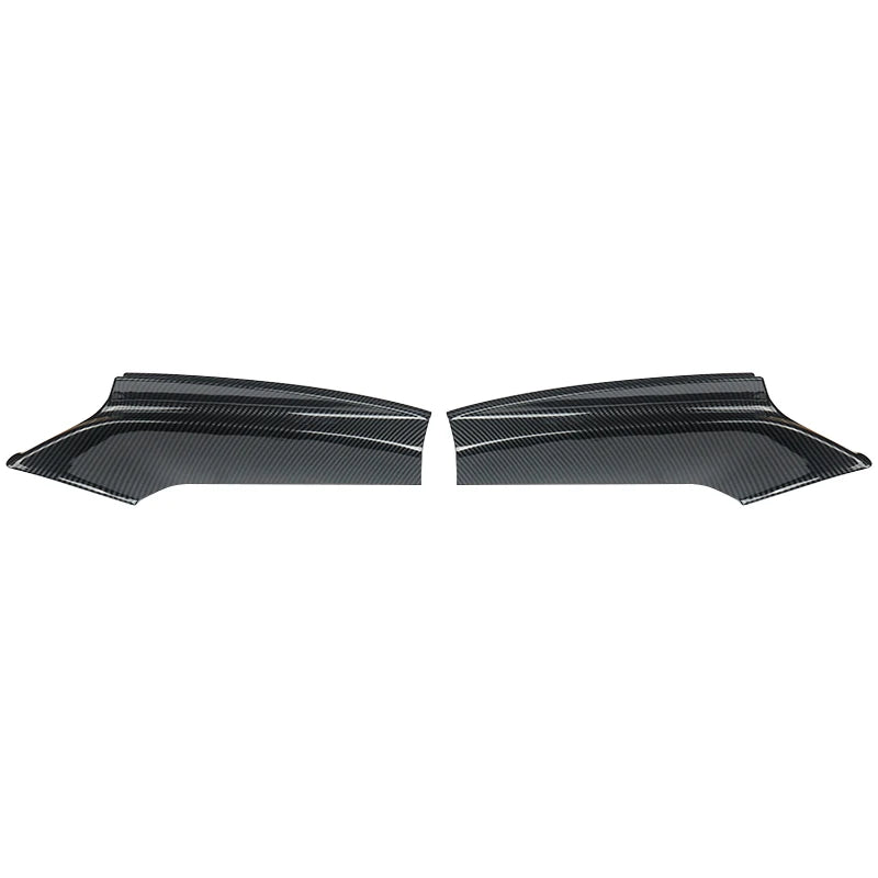 2Pcs / Set Front Bumper Splitters Lip Flaps Cupwings Aprons for BMW 5 Series F10 M5 Bumper 2011 - 2017 Carbon Fiber / FRP