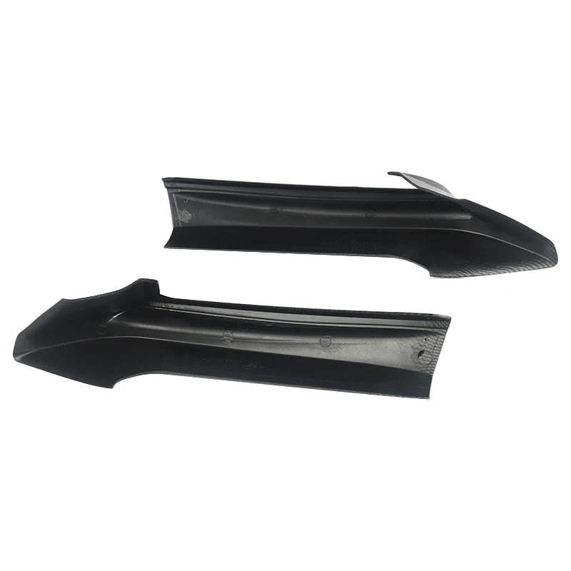 2Pcs / Set Front Bumper Splitters Lip Flaps Cupwings Aprons for BMW 5 Series F10 M5 Bumper 2011 - 2017 Carbon Fiber / FRP