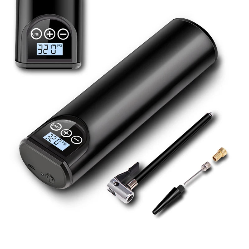 12V 150PSI Rechargeable Air Pump  Tire Inflator Cordless Portable Compressor Digital Car Tyre Pump for Car Bicycle Tires Balls