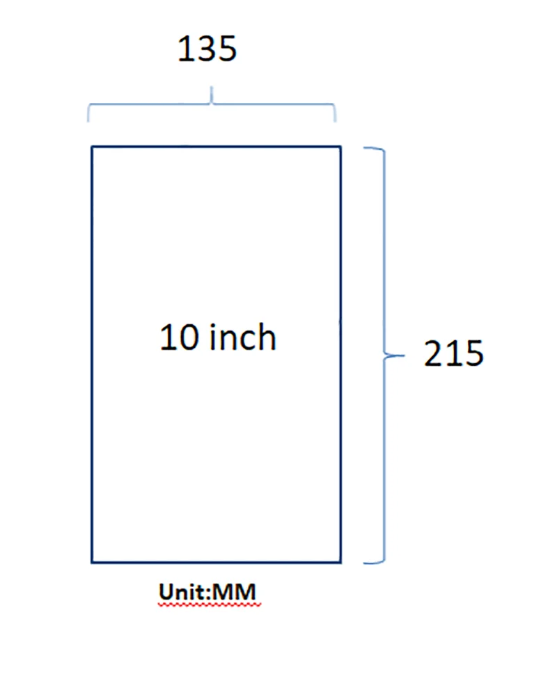 2pcs Universal 5/6/7/8/9/10/11/12inch Screen Protectors C Protective Pet Film FOR mobile Smart phone Tablet/Car GPS LCD/MP3 4