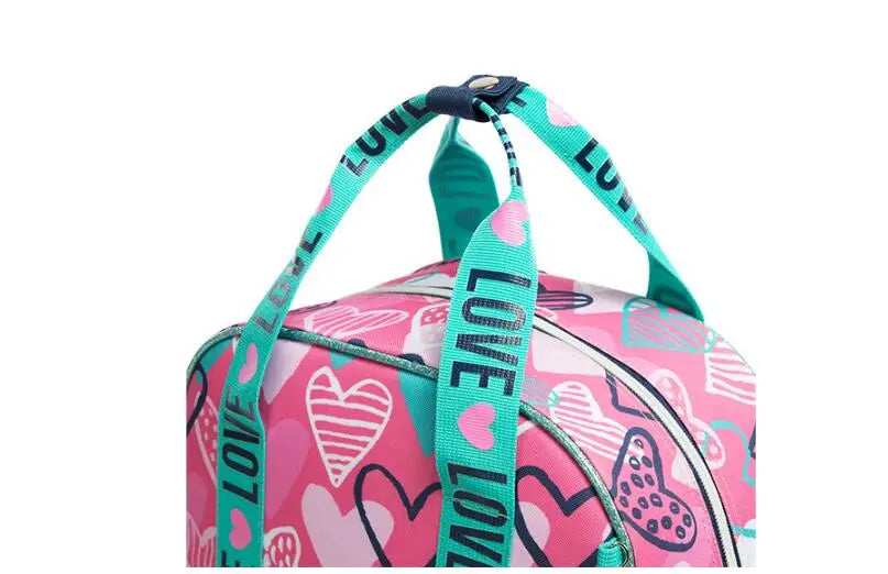 School Wheeled backpack Bag School bag with wheels Trolley Satchel bag Kids School Rolling backpack for girls School Trolley Bag