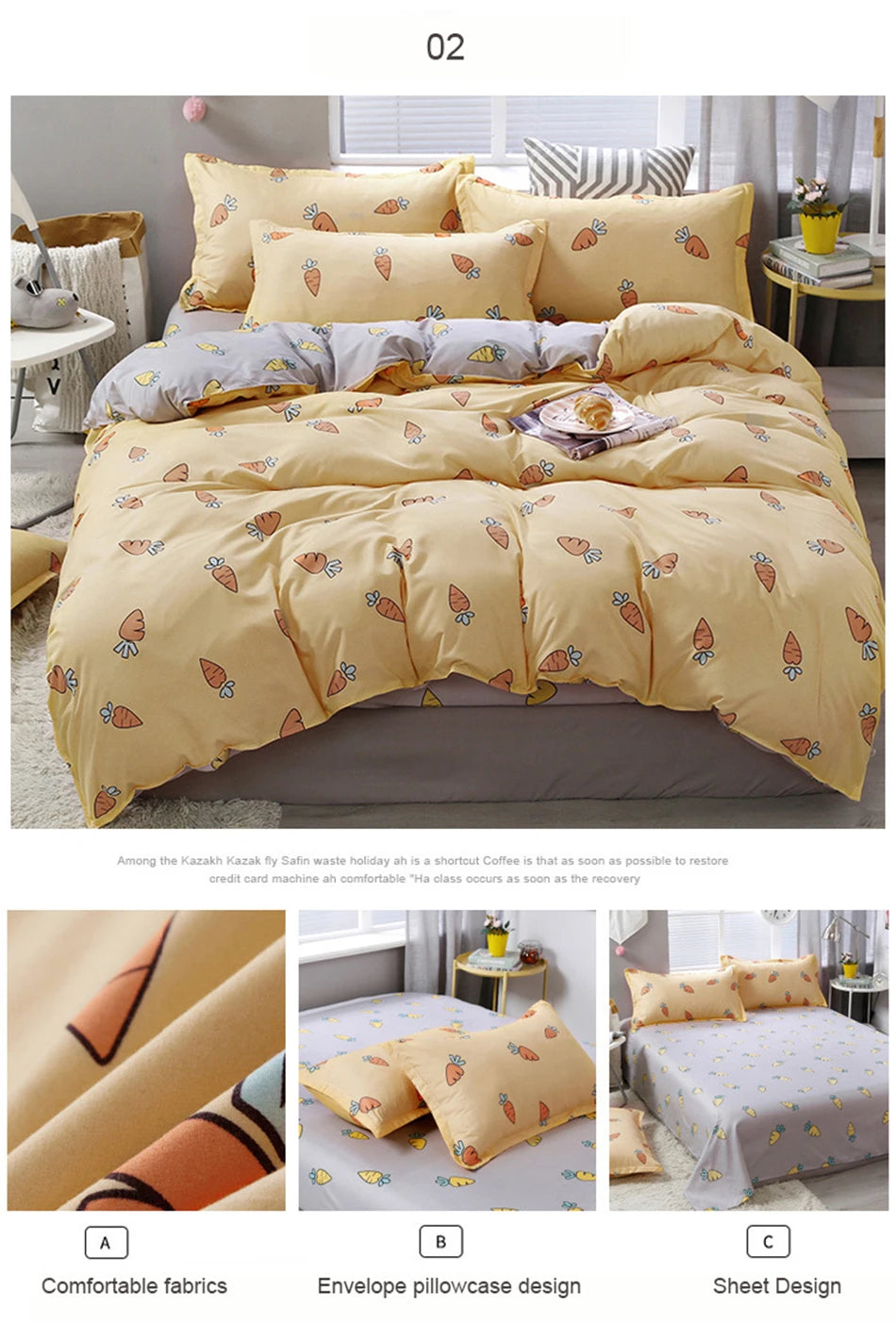 3/4pcs Bedding Set Pink Strawberry Fashion Bed Sheets Queen Size Luxury Bedding Set bed Sheet Sets Duvet Cover Set King Size