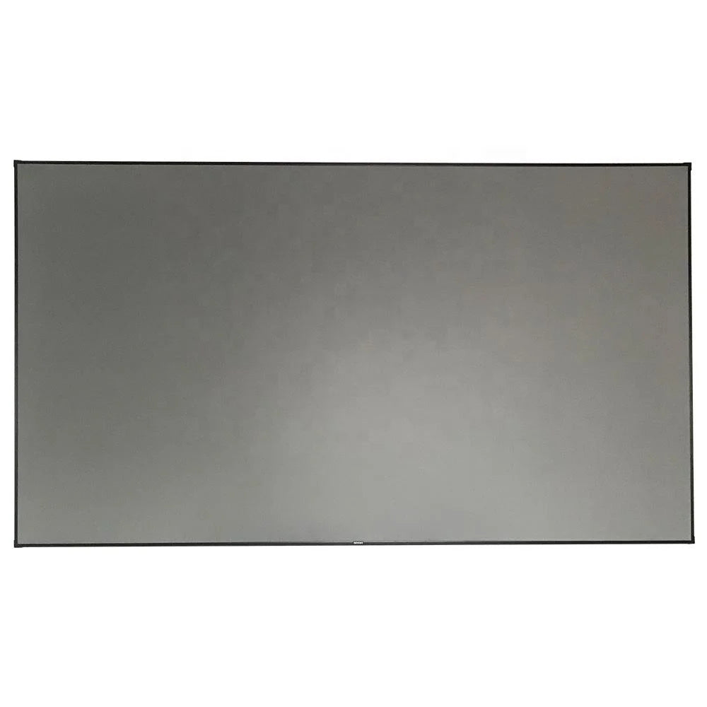 Seeball 100 Inch Fresnel Projector Screen 16:9 4K HD Long Throw Hrad Screen ALR Fixed Frame Projector Screen
