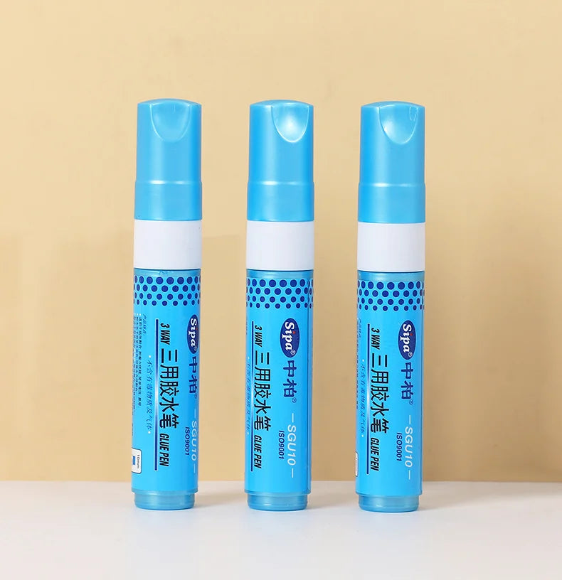 1pcs Creative Large Capacity Solid Glue Pen Cute Three-Purpose Fast Dry Glue Pen DIY Super Strong Glue Stick Stationery Supplies