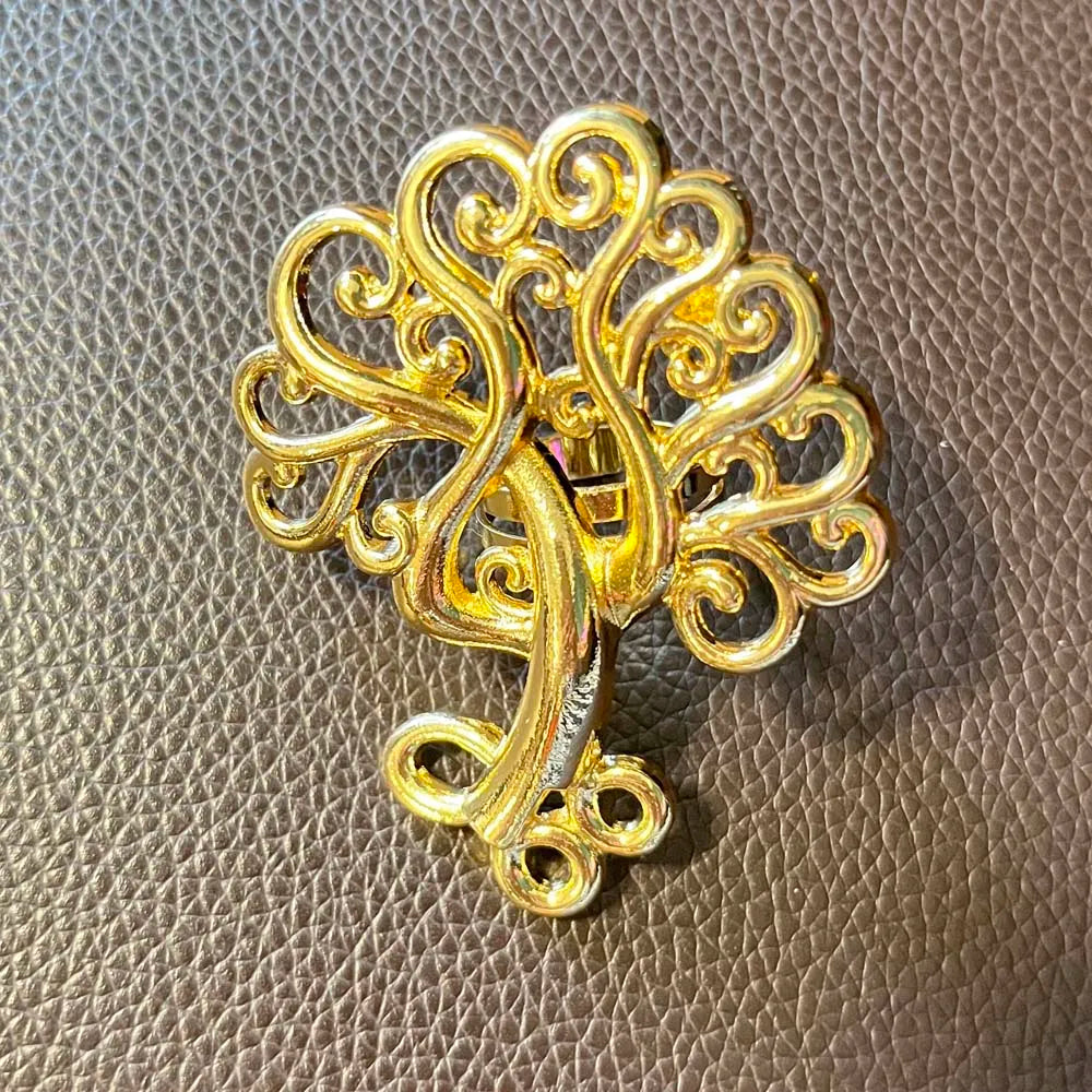 Yulail Italian Gold Plated Fashion Jewelry Luxury Arabic Bridal  Wedding Ring for Women