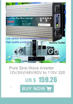 Pure Sine Wave Inverter 1000W 1600W 2000W DC 12V / 24V AC 110V 220V 50Hz 60Hz Power Inverter Home Car Converter Solar Energy