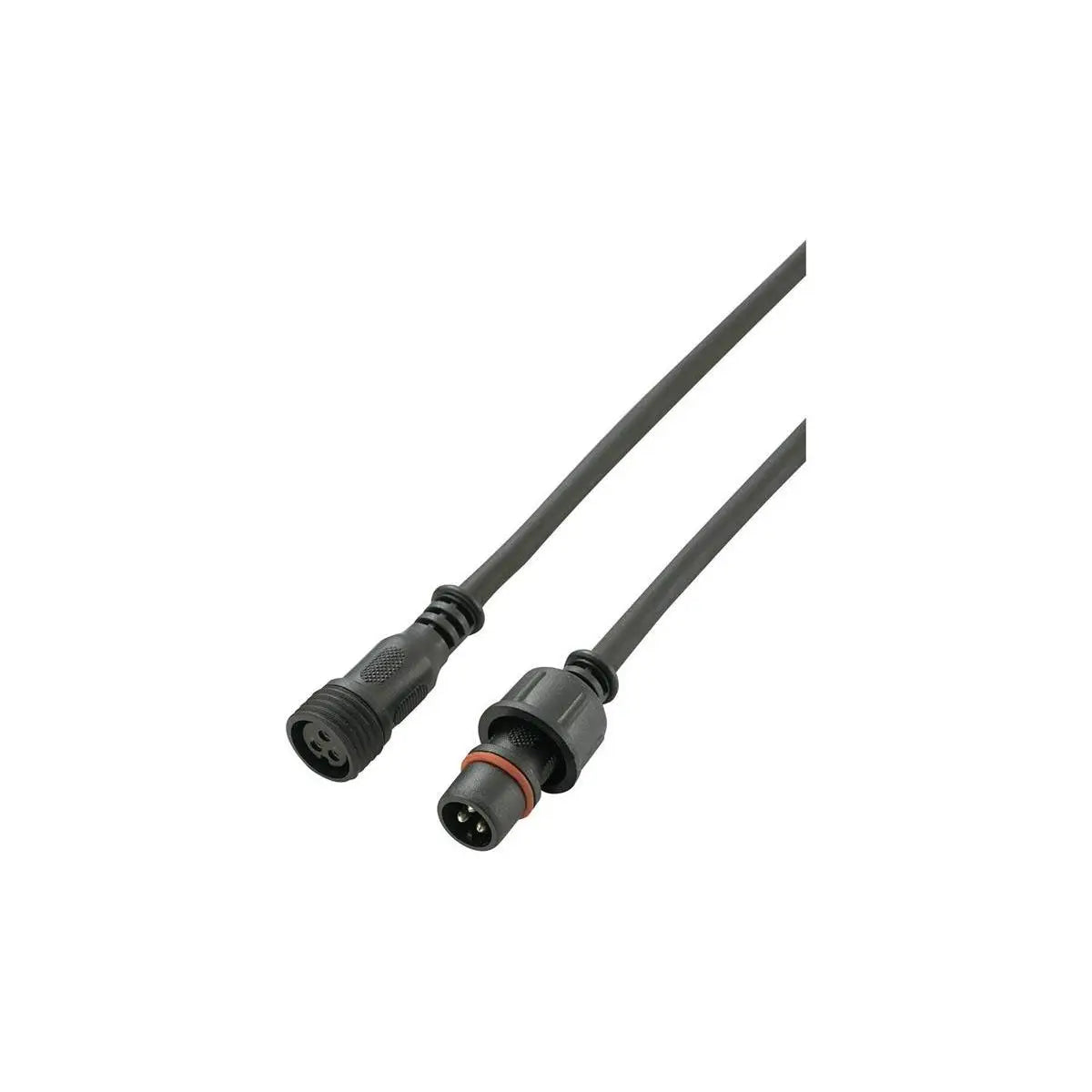 TRU COMPONENTS 739747 Round connector pre-assembled Plug, straight, Socket, straight Total number of contacts: 3 1S (94091016063