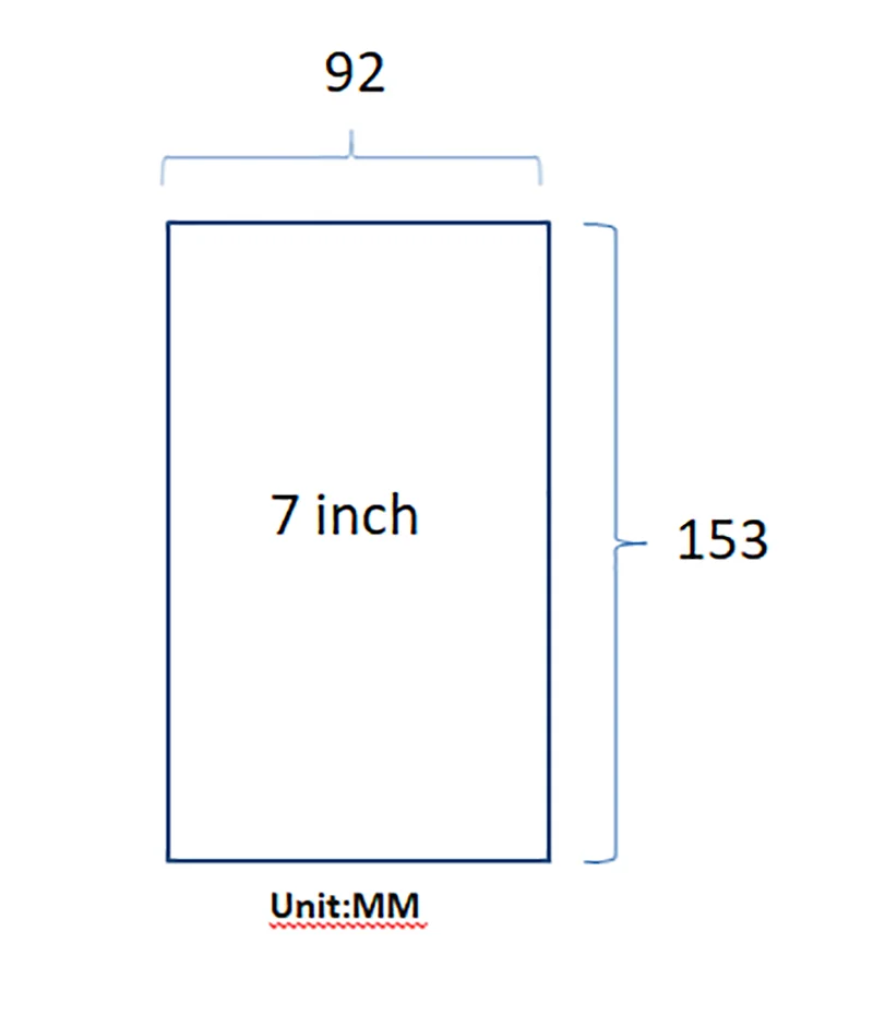 2pcs Universal 5/6/7/8/9/10/11/12inch Screen Protectors C Protective Pet Film FOR mobile Smart phone Tablet/Car GPS LCD/MP3 4