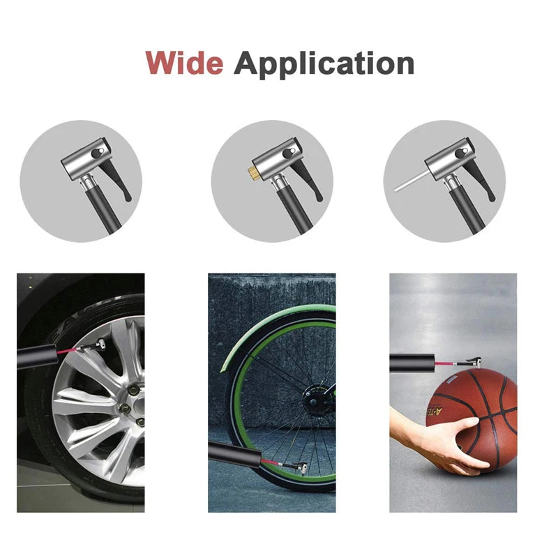 12V 150PSI Rechargeable Air Pump  Tire Inflator Cordless Portable Compressor Digital Car Tyre Pump for Car Bicycle Tires Balls