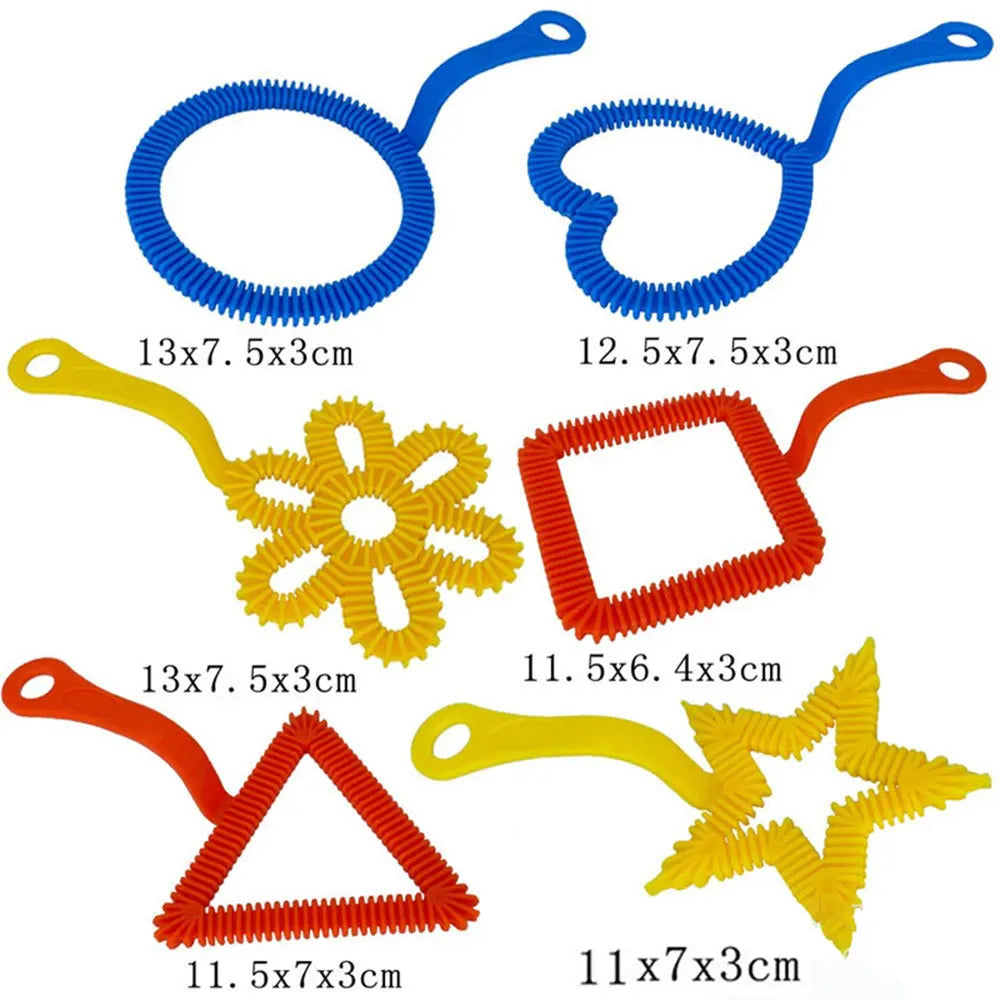 3/7Pcs Bubble Blowing Tools Soap Bubble Stick Set Bubble Blowing Toys Outdoor Kids Fun Toys Family Interactive Toys