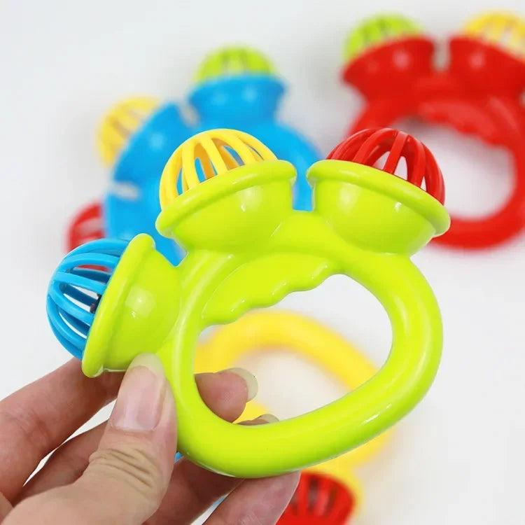 1/4PCS Newborn Hand Rattle Ball Baby Toys Grasping Hand Bell Sensory Toys Kids Safety Materials Toys for Baby Children Best Gift