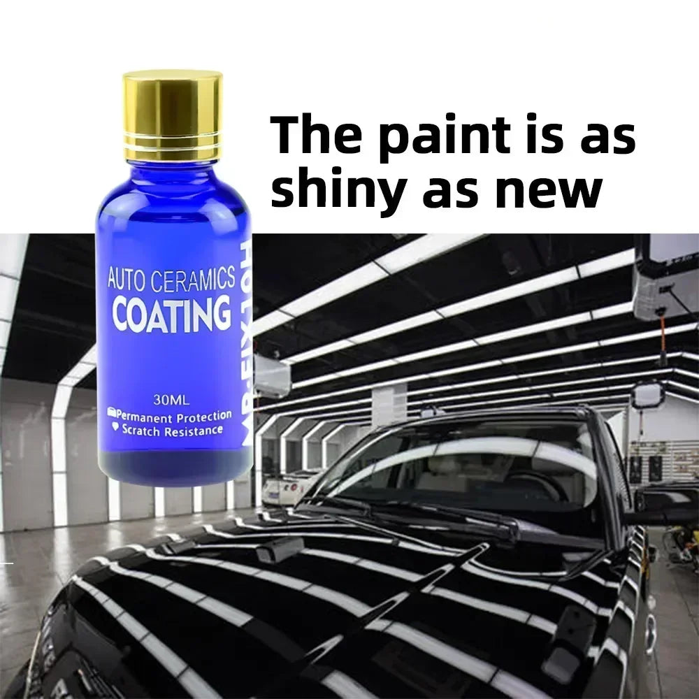 10H Ceramics for Car Polish Liquid Ceramic Coat Hydrophobic Glass Coating Paint Protective Foil Care Anti-scratch Auto Detailing