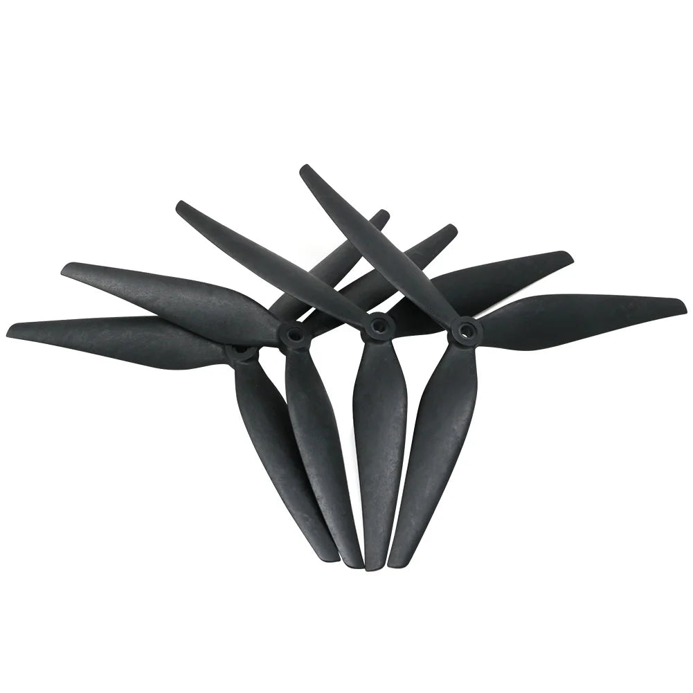 2pair HQProp 10X5X3 9X5X3 10X4.5X3 1050 1045 9050 10inch 9inch 3 blades Black Carbon Reinforced Nylon Propeller for Rc FPV Drone