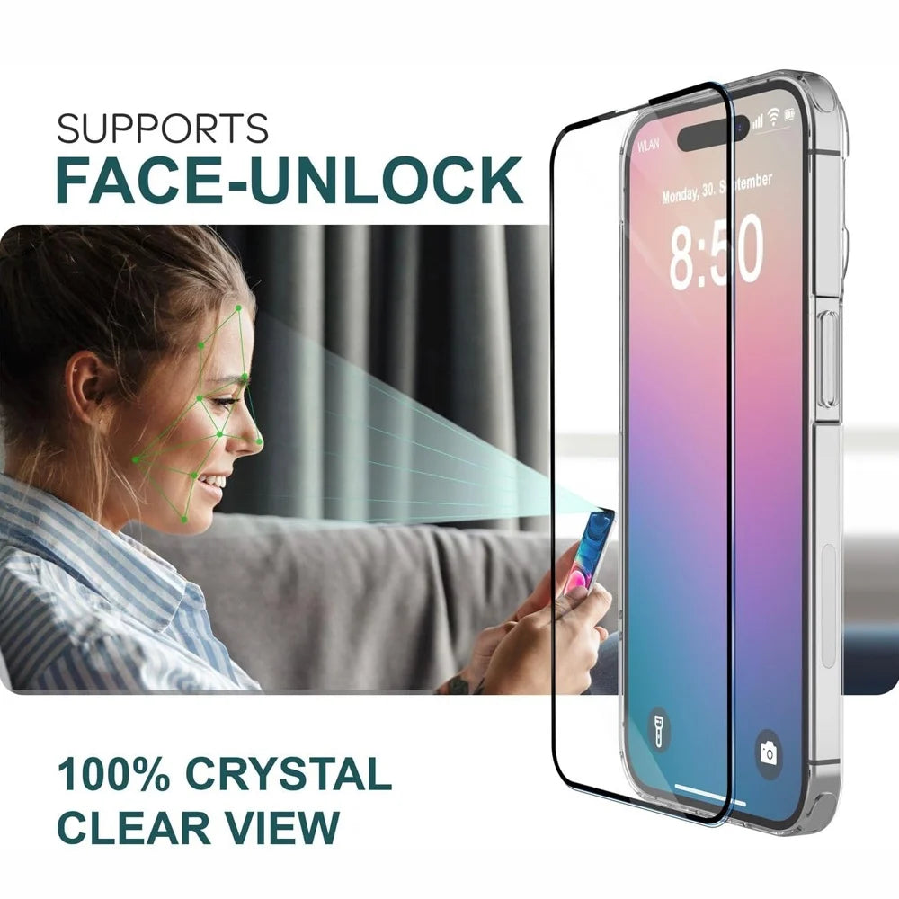 3+1 Screen Protector For iPhone 17 16e 16 15 14 13 Pro Max Tempered Glass For iPhone 16 15 14 Plus Protector Pantalla iPhone 11 13 12 Mini Pelicula Cristal templado iPhone 16e Camera Lens Film