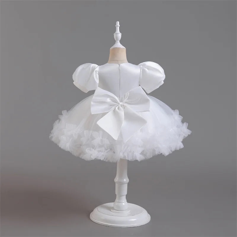Toddler Baby Baptism Dresses First Birthday Dress For 0-5 Years Baby Girl Clothing Princess Party Dress Christening Gown