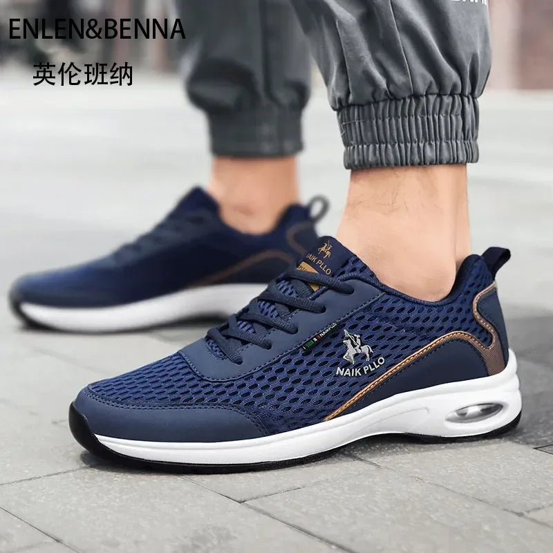 Shoes for Men's Casual Sports Shoes Fashion Breathable Outdoor Running Sneakers Comfortable Summer Walking Shoes Man Footwear - Belvar