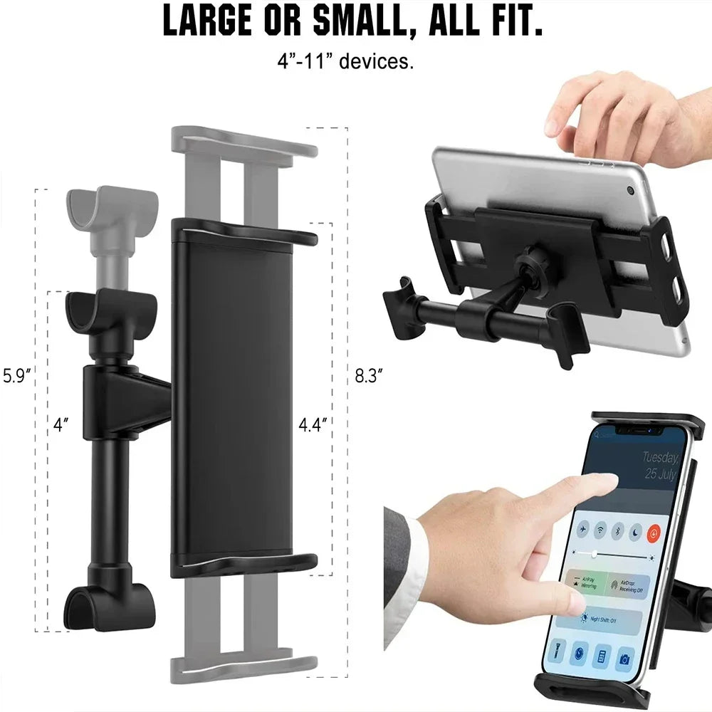 Universal Car Back Seat Headrest Mount Holder For iPad Air 1 2 4-11 Inch 360 Rotation Mini Tablet PC Auto Car Phone Holder Stand