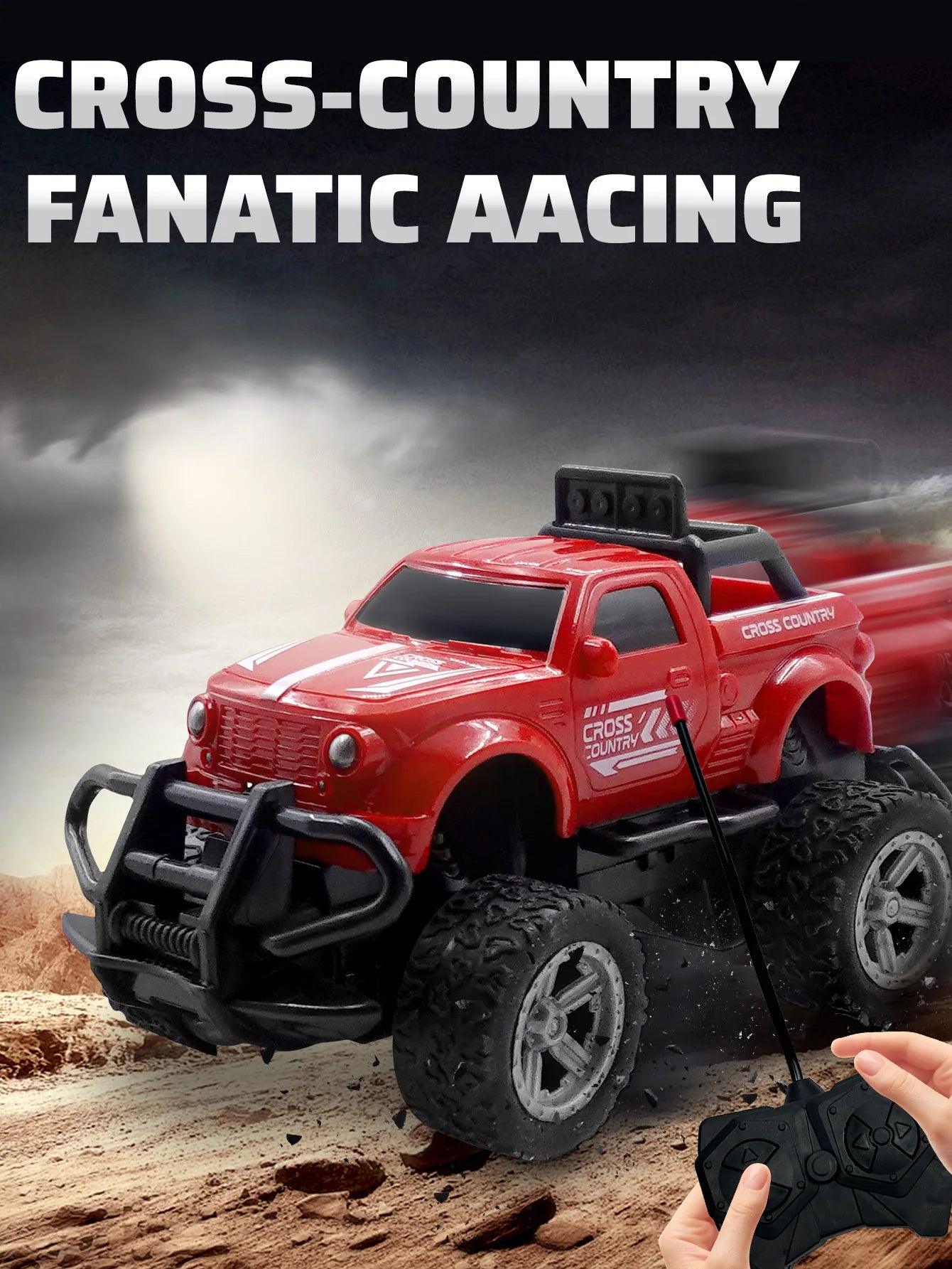 Remote controlled off-road toy car rechargeable four-wheel drive alloy climbing car high-speed remote control car