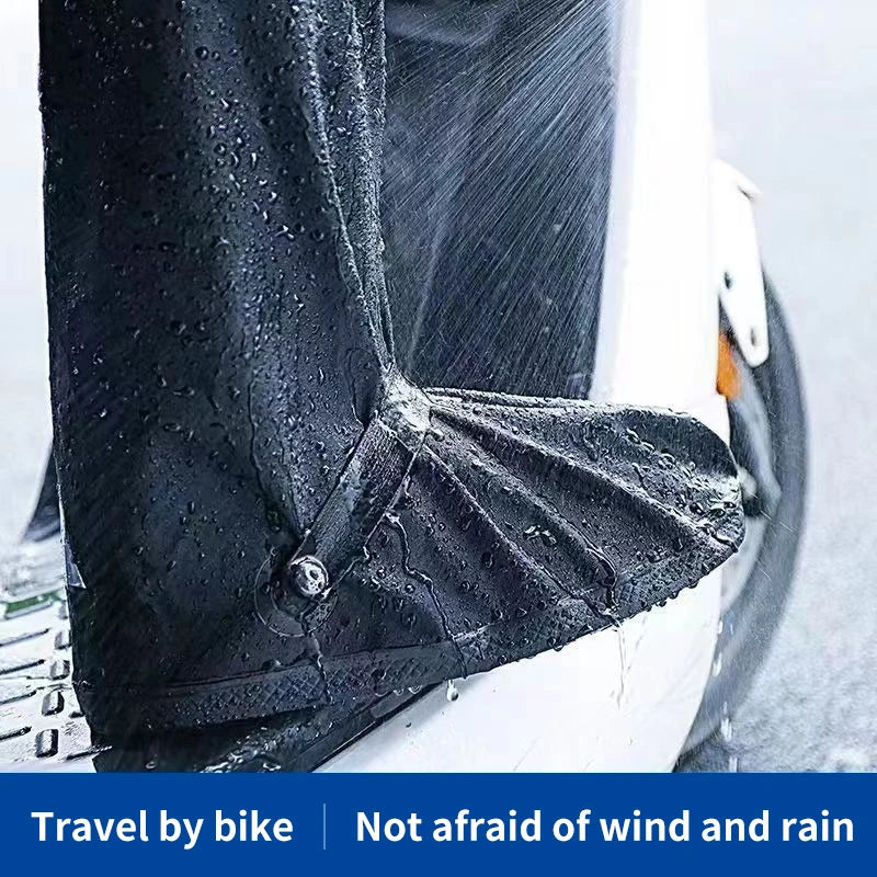 Thicken High Tube Outdoor Camping Waterproof Shoes Reusable Motorcycle Cycling Bike Rain Boot Shoes Covers Rainproof Shoes Cover