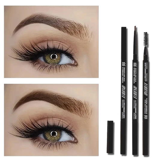 1 PCS Black chopsticks 3D eyebrow pencil waterproof and non-smudged color
