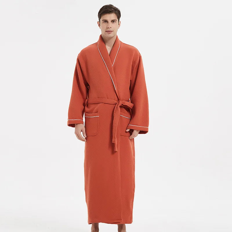 Women Bathrobe Cotton Thick Sleepwear Winter Warm Robe Dressing Gown Casual Long Sleeve Bathrobes Home Wear Clothes Kimono Robe