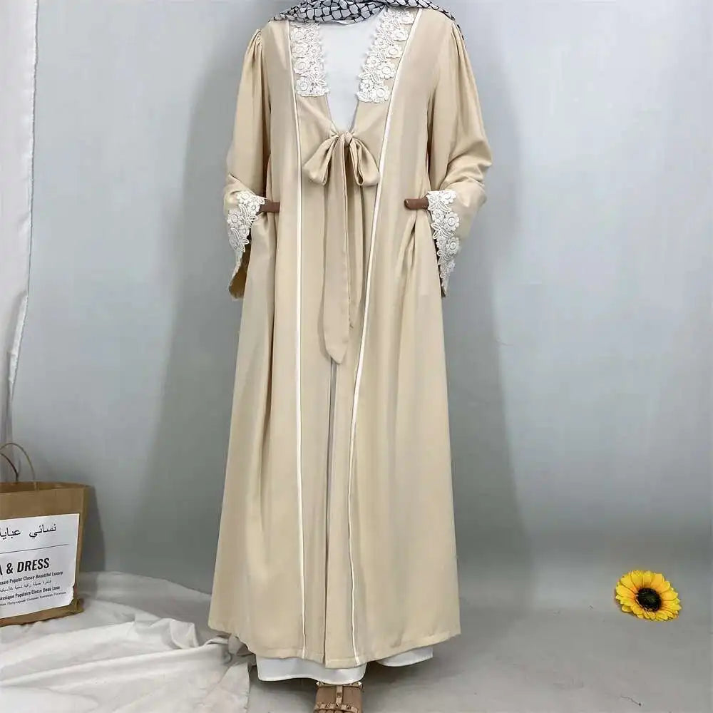 2025 Luxury Dubai Abaya Dress for Muslim Women Ramadan Eid Nida Arabia Holiday dress Jalabiya Clothing Islamic Modest Long Robe