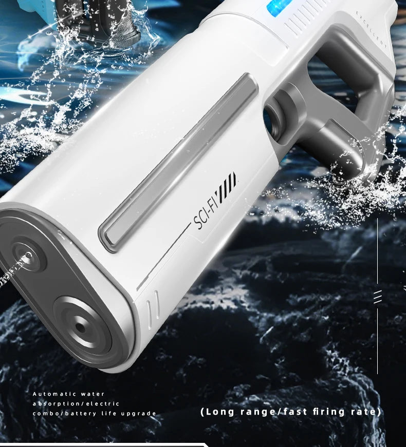 The Bestselling Children's Toy Electric Water Gun Can Spray Water Continuously Automatically Suck Up Water And Has a Long Range