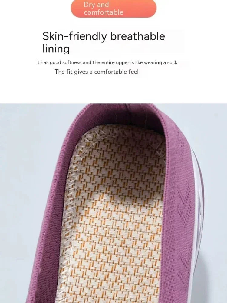 Orthopedic Shoes for Women Walking Shoes Slip On Arch Support Memory Foam Breathable Sneakers Summer Comfortable Casual Trainers - Belvar