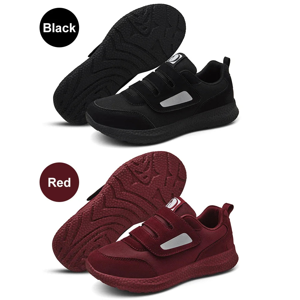2025 Diabetic Shoes Slip-On Orthopedic Shoes Non-Slip Lightweight Edema Sneakers Hook and Loop Sneakers for Plantar Fasciitis