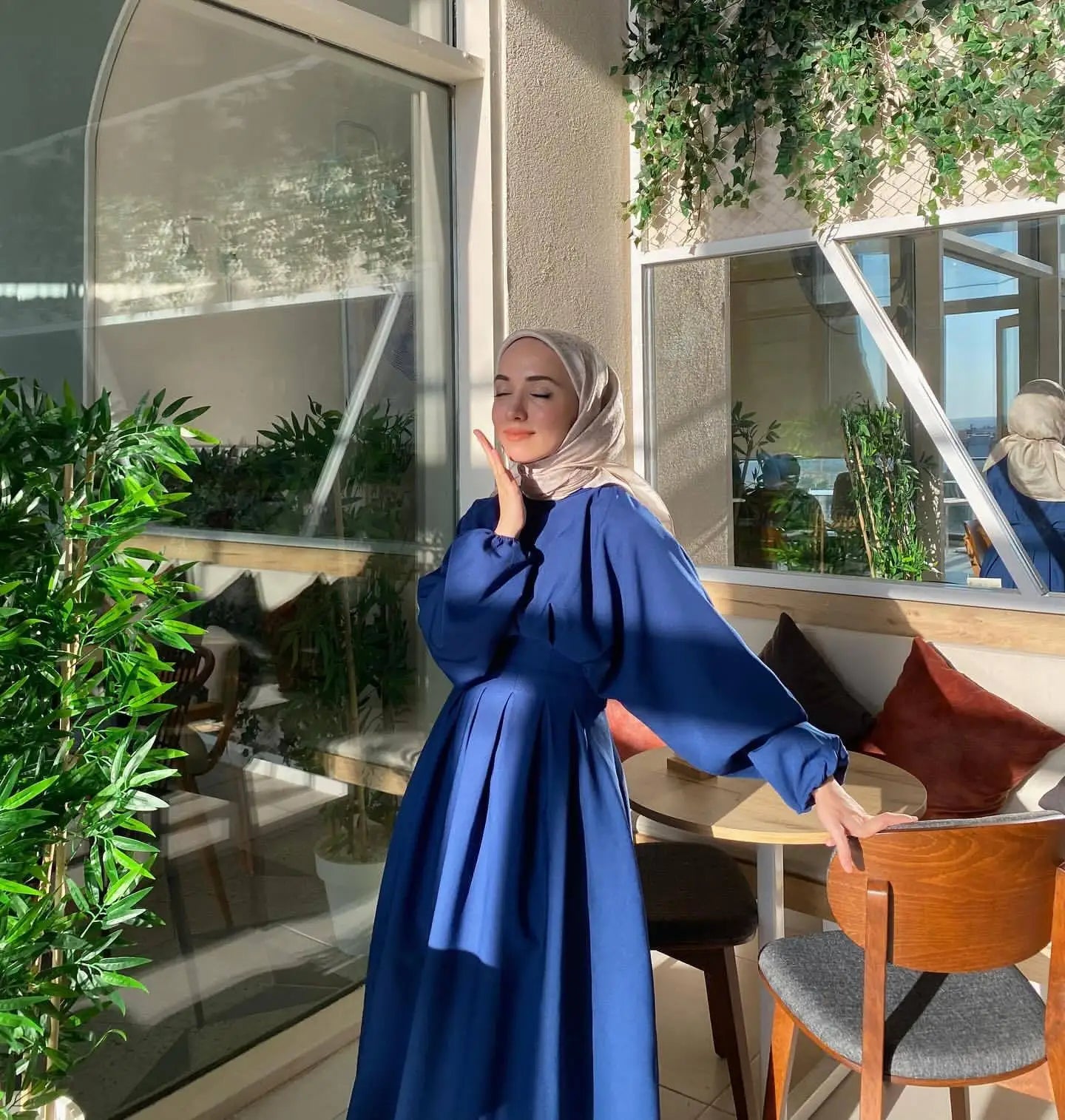 Ramadan Eid Abaya Dubai Turkey Islam Muslim Modest Dress Kaftan Prayer Clothes for Women Kebaya Robe Arabe Femme Musulmane Gown