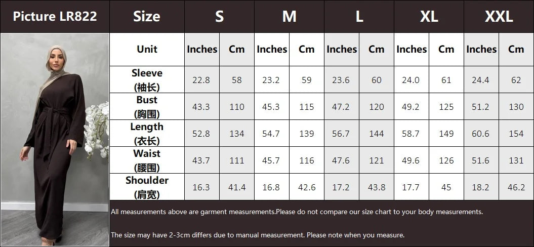 Uni Elegant Ramadan Muslim Modest Dress For Women Eid Arabic Turkey Kaftan Dresses femme Plain Abaya Dubai Islamic Clothing