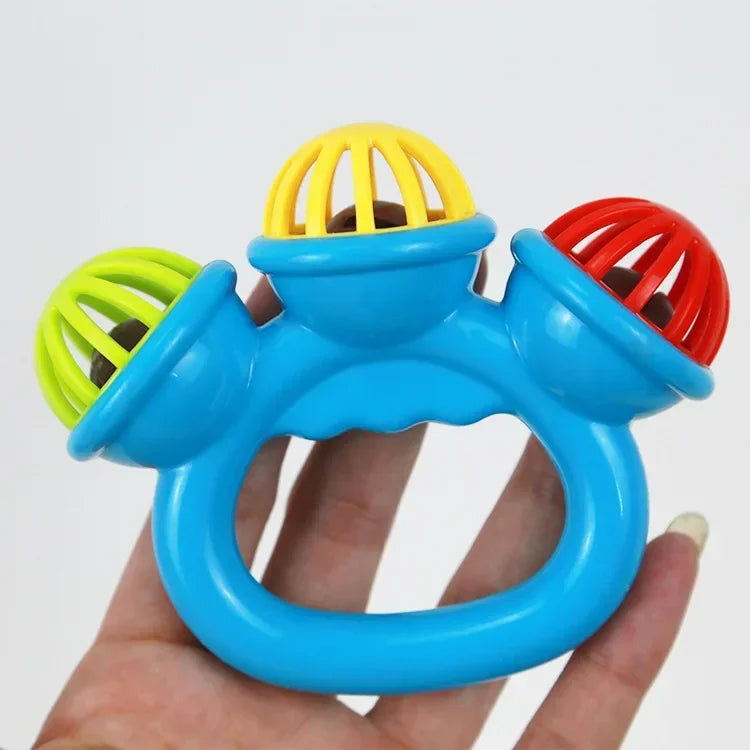 1/4PCS Newborn Hand Rattle Ball Baby Toys Grasping Hand Bell Sensory Toys Kids Safety Materials Toys for Baby Children Best Gift