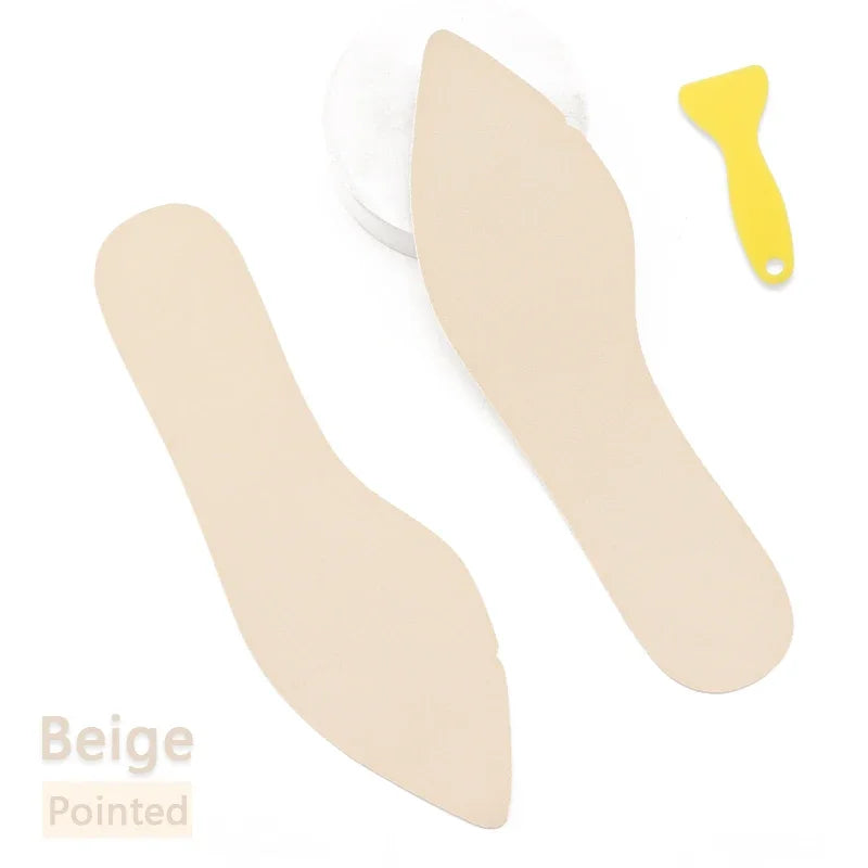 1Pair Women Sandal Insoles Antislip Soft Bottom Breathable Deodorzation High Heel Insoles High-heeled Shoes Sole Stickers Pad