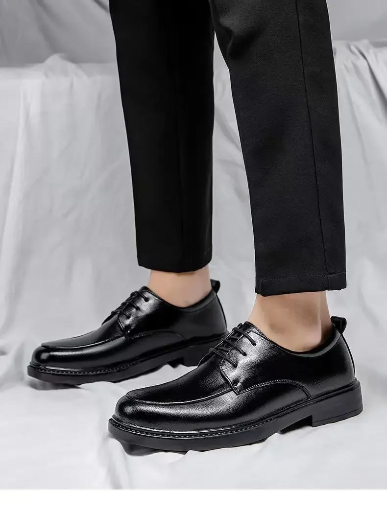 Social Shoe for Men New Dress Shoes Man Business Official 2024 Style Footwear Gentleman Cheap Liquidation Elegant and Classic 39 - Belvar