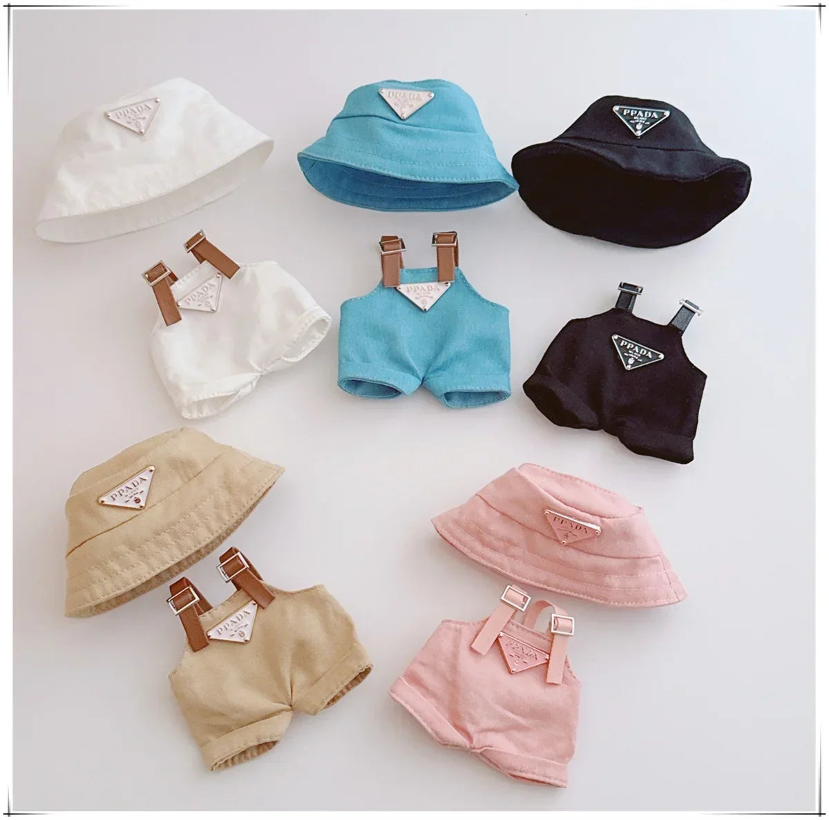 For 17cm Labubus Mini Doll Clothes Outfit Hat Clothes Shoes Labubu II Doll Accessories Cultivate Sitting Party Game Toys - Belvar
