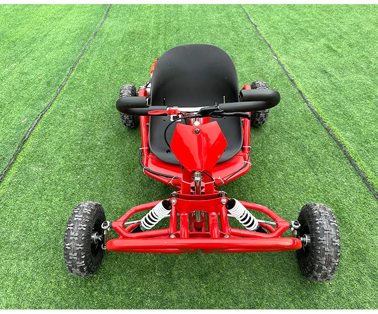 SRJOIN Off-road kart sports kart gasoline-powered mini vehicle suitable adults children track-ready small car drift adaptable