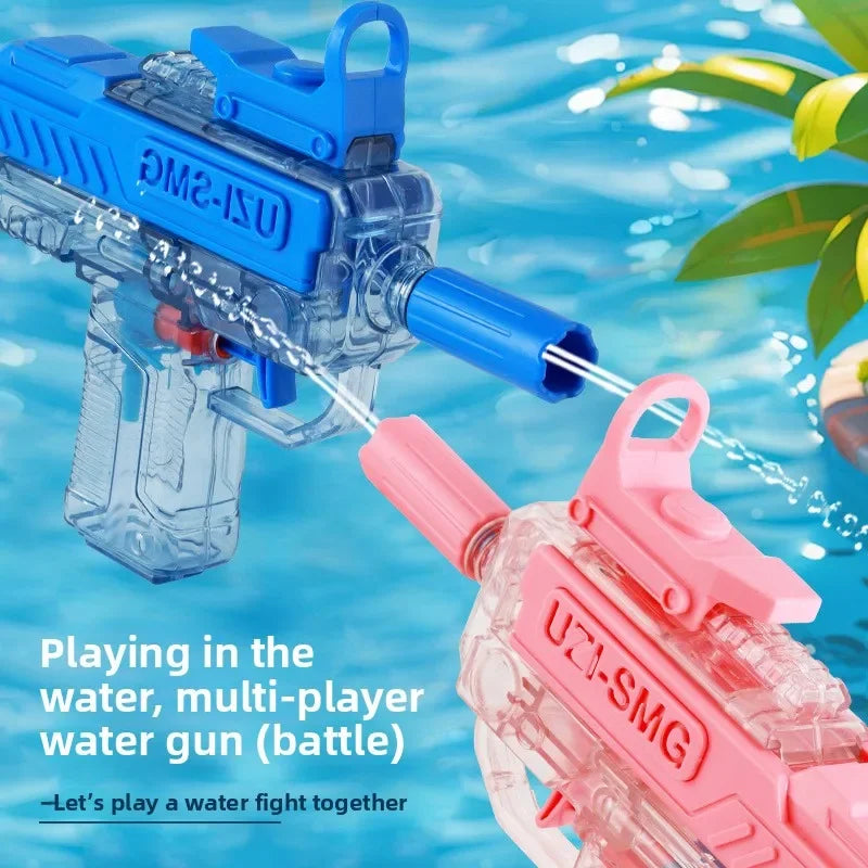 Summer Water Gun Non Electric Pistol High-pressure Full Automatic Shooting Water Beach Toy Gun for Kid Adult Interesting Game