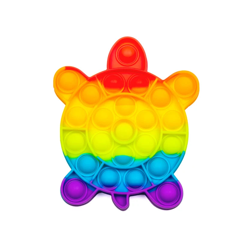 2023 Newest Silicone Rubber Anti Anxiety Stress Relief Push Pop Fidget Toys Squeeze The Toy For Kids Adults Special Needs