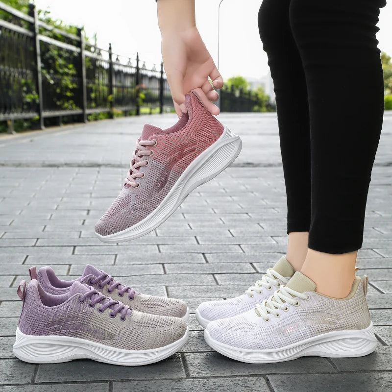 ladies shoes，sneakers for women，women's summer sneakers，Comfortable Non-slip Soft Lightweight Running free shippiing shoes - Belvar