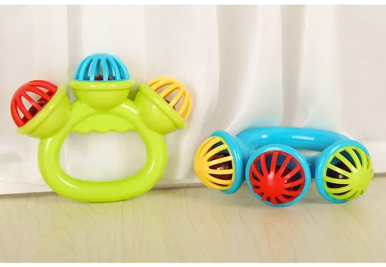 1/4PCS Newborn Hand Rattle Ball Baby Toys Grasping Hand Bell Sensory Toys Kids Safety Materials Toys for Baby Children Best Gift
