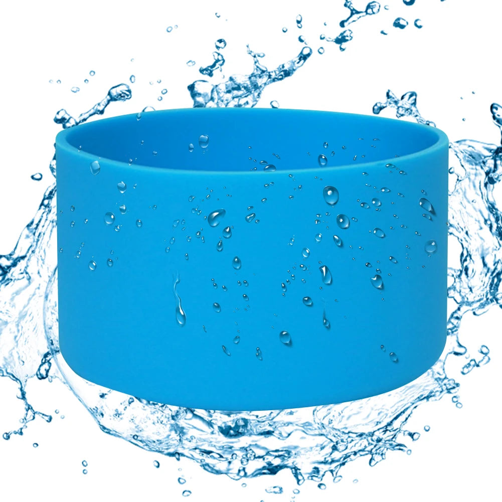 Silicone Water Bottle Boot Anti-Slip Protective Sleeve Bottom Cover Bottom Protector for Owala 24oz Flask Water Bottle