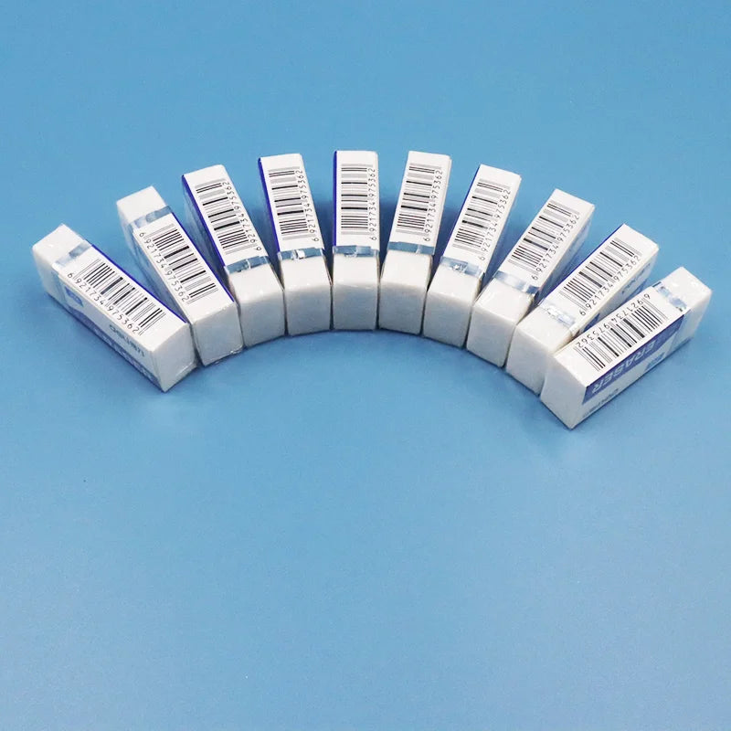 2B White PVC Student Eraser For Automatic pencil Regular pencil Clean and Mess Free Student Exam Office Sketch Soft Eraser for C