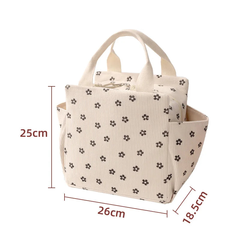 This lunch bag, insulated lunch box, reusable leak-proof large refrigerated handbag is suitable for both men and women. IA-DH