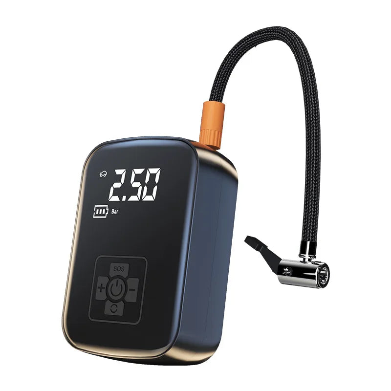 1PC Car Mounted Wireless Digital Display Inflation Pump Portable Wireless Air PumpTire Inflator for Electric Cars
