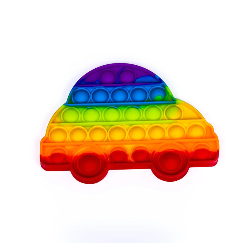 2023 Newest Silicone Rubber Anti Anxiety Stress Relief Push Pop Fidget Toys Squeeze The Toy For Kids Adults Special Needs