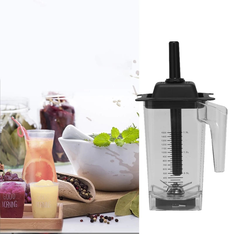 1.5L Blender Cup With Blender Bar For JTC TM-800A/800 Blender Juicer Container Tank Replacement