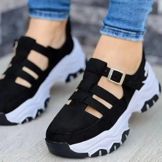 New Thick-soled Shoes Comfortable Women Sandals Fashion Womens Shoes Versatile Hollow Casual Sandals Summer Zapatos Para Mujeres - Belvar