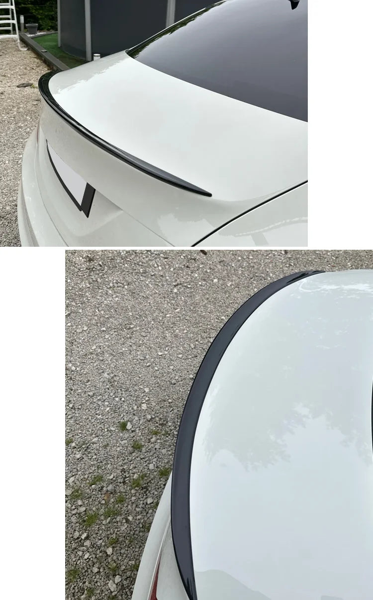 Suitable For Mercedes-Benz C-Class C63 C43 C180 C200 C250 C300 C400 C450 AMG Black Boot Trunk Wing Spoiler W205 Sedan 2015+