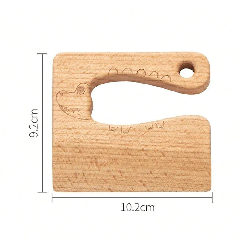 Wooden Kids Knife Cooking Toys Simulation Knives Cutting Fruit Vegetable Children Kitchen Pretend Play Toy Montessori Education